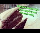 Chocolate Banana Cake With a Maple Cream Cheese Frosting