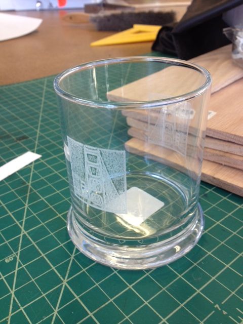 Laser Engraved Glasses (After Taking Techshops Laser Etching and Rotary Tool Classes)