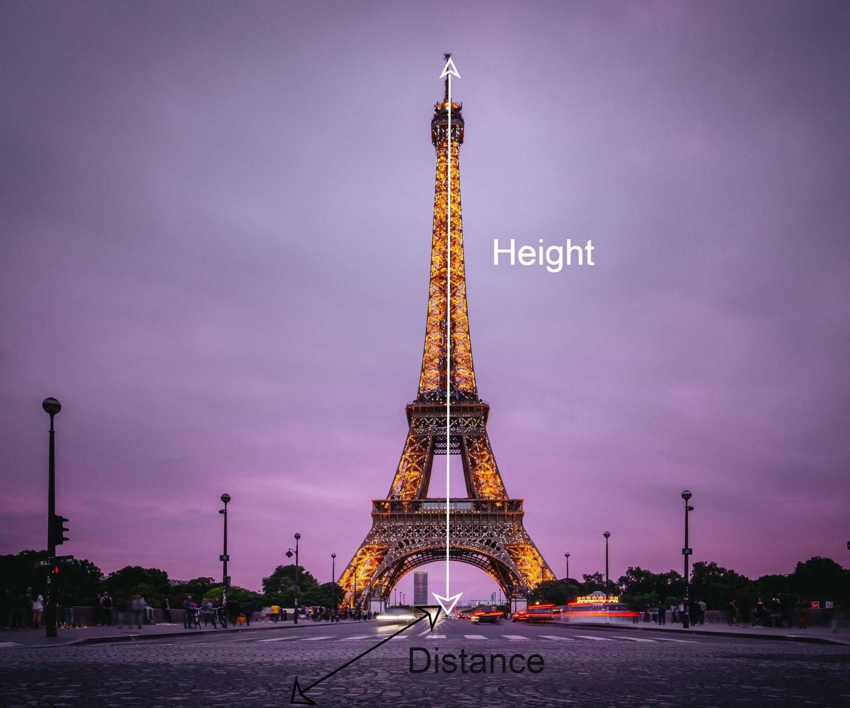 Angle Based Height & Distance Measurement Device