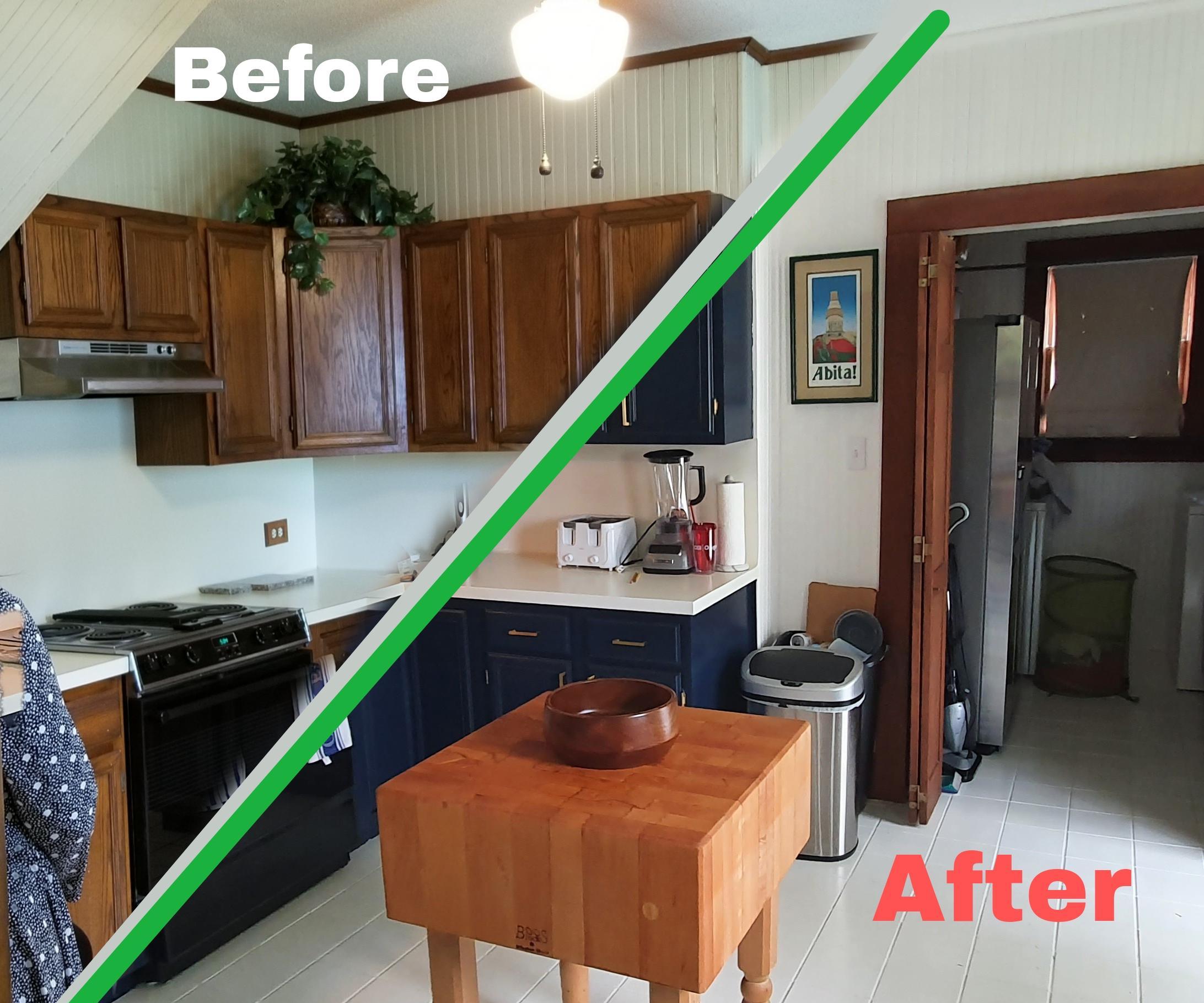 Reno Your Kitchen With Just Paint(mostly)!