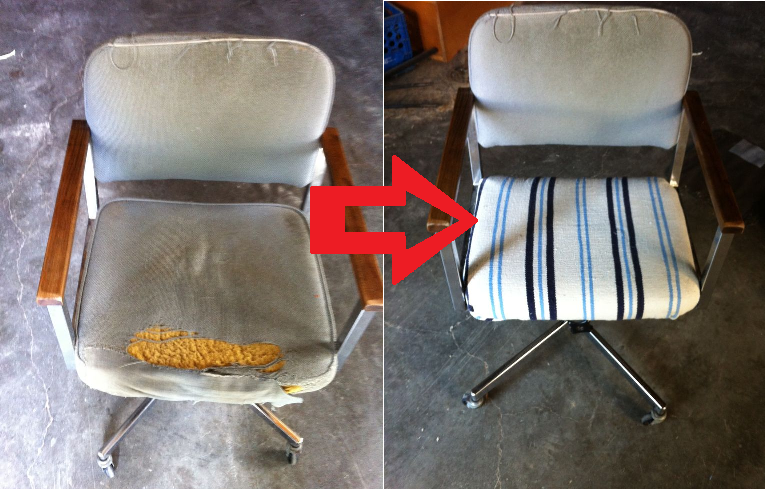 Restoring An Old Computer Chair