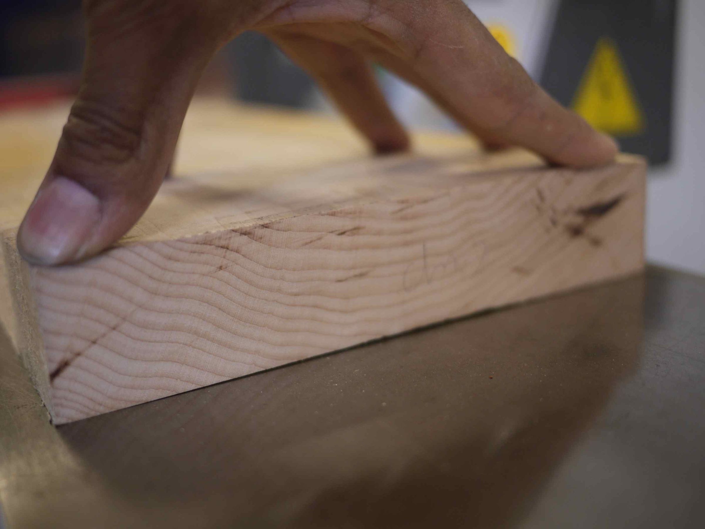 Rough Wood Milling It Square & Fixing Defects Made at 8