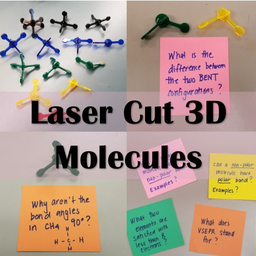 Lasercut Molecular Models