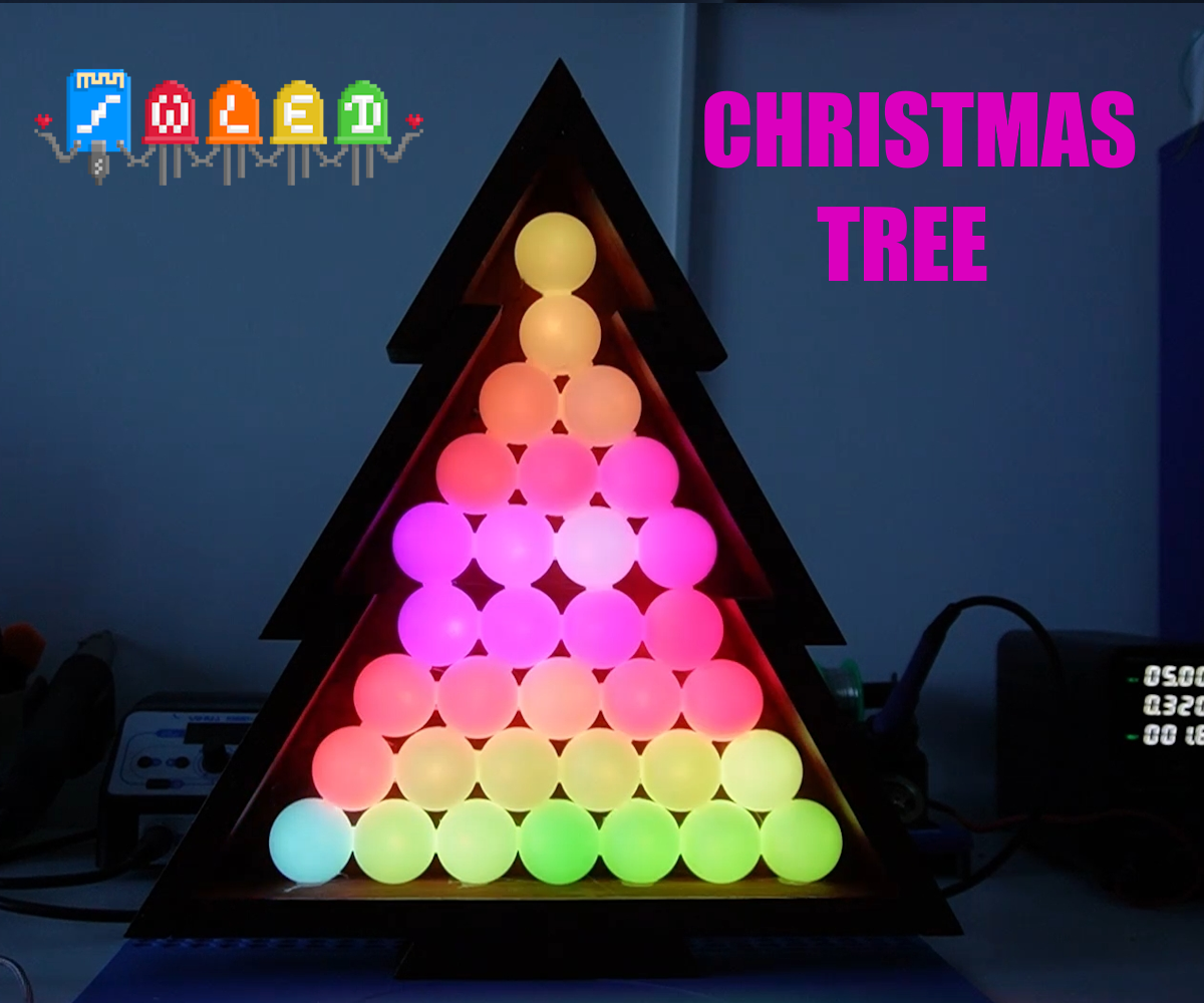 Music-Reactive Christmas Tree With WLED and ESP32