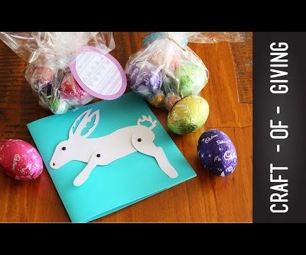 Easy and Simple Easter Rabbit Card | Craft of Giving 