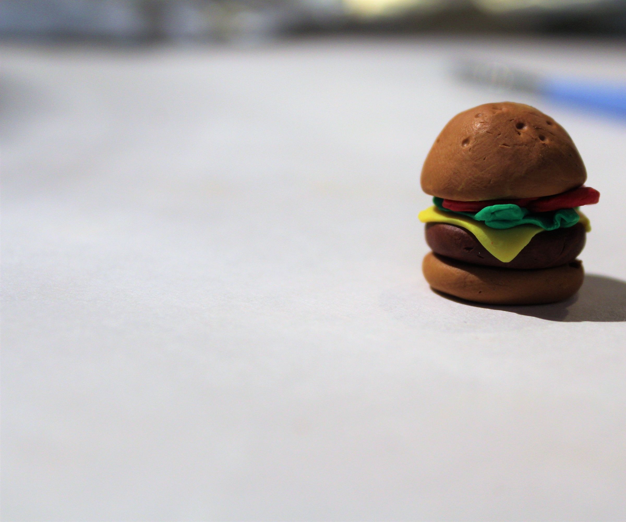 Polymer Clay Hamburger 