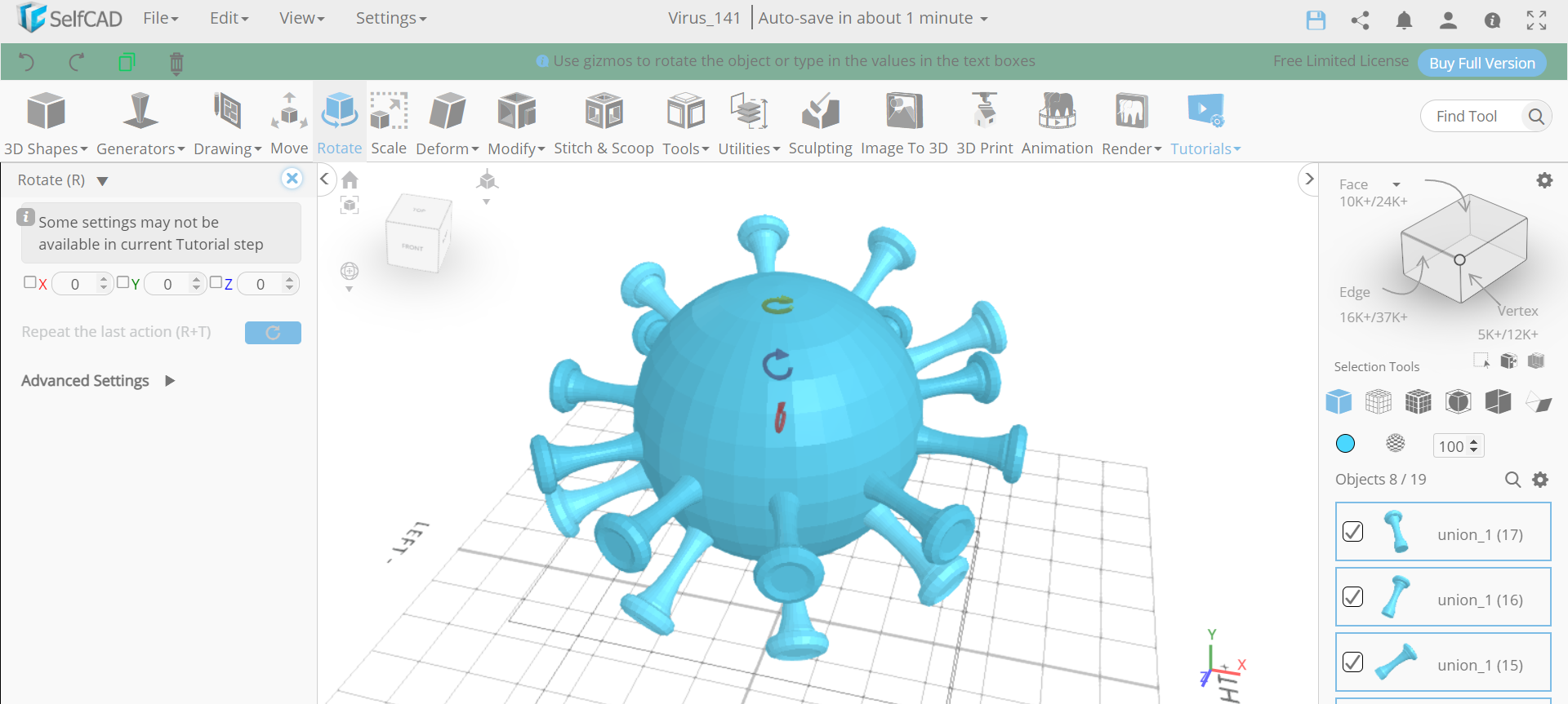 HOW TO CREATE a 3D VIRUS USING 3D MODELLING SOFTWARE : 10 Steps ...