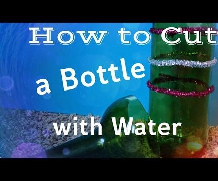 How to Cut a Glass Bottle Using Water and a Screwdriver!