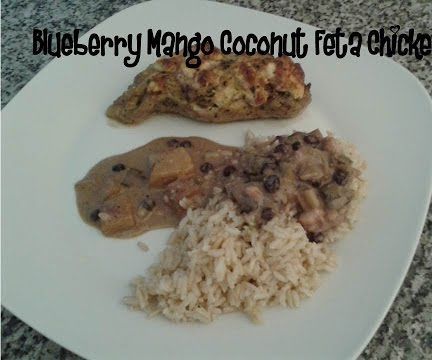 Blueberry Mango Coconut Feta Chicken Recipe