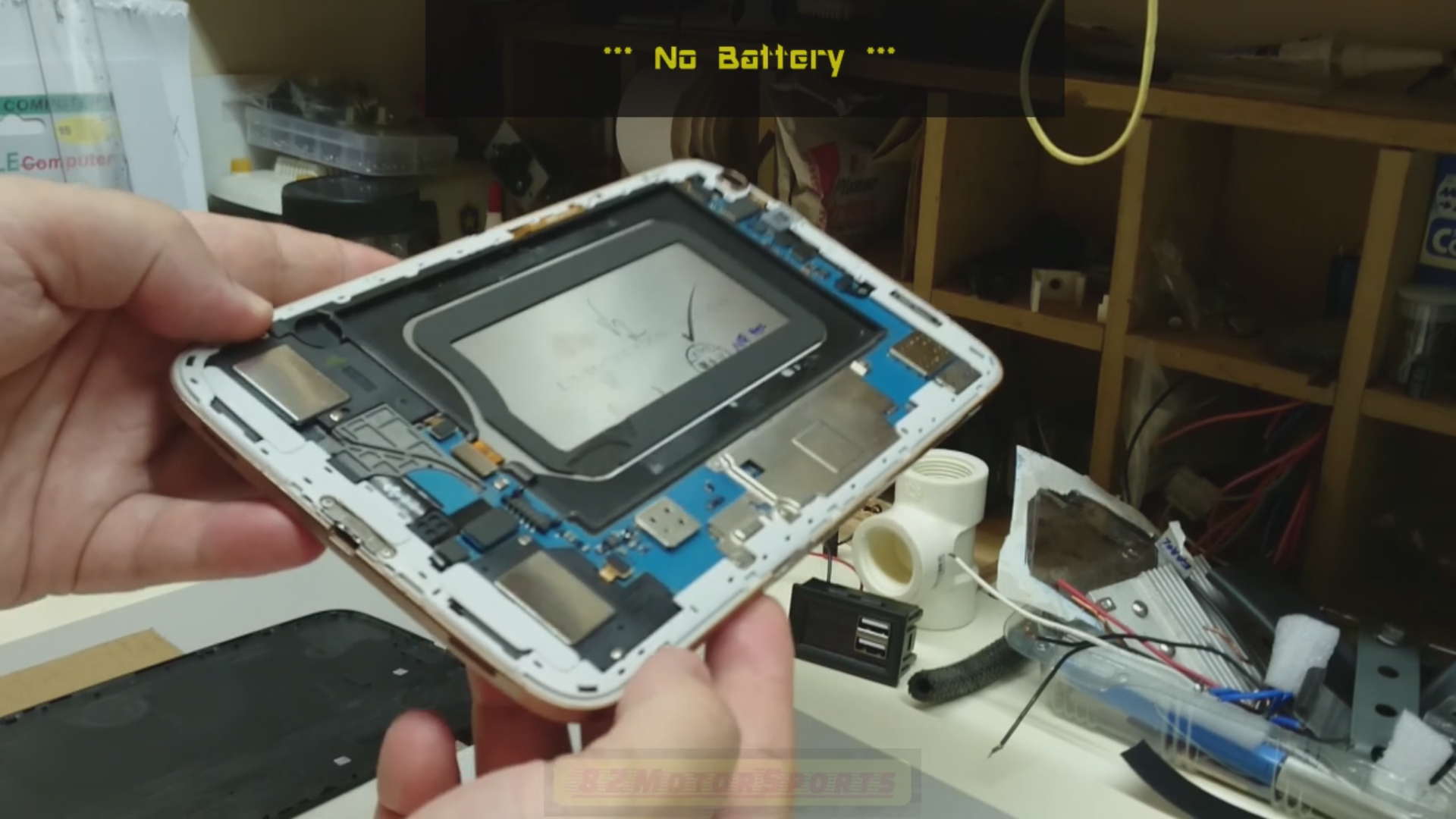 DIY Samsung Tablet No Battery Power Hack 4 Steps Instructables