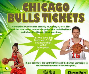  Chicago Bulls Tickets