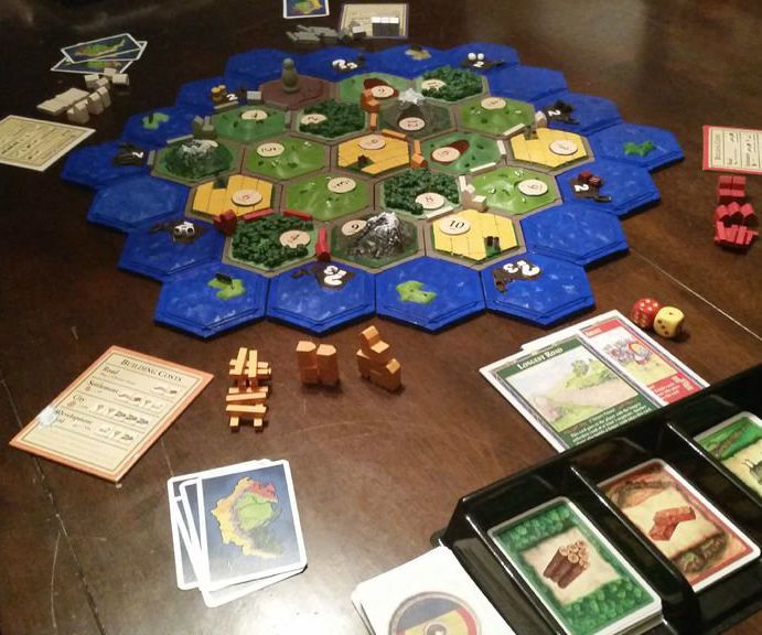 Stone 3D Catan Board