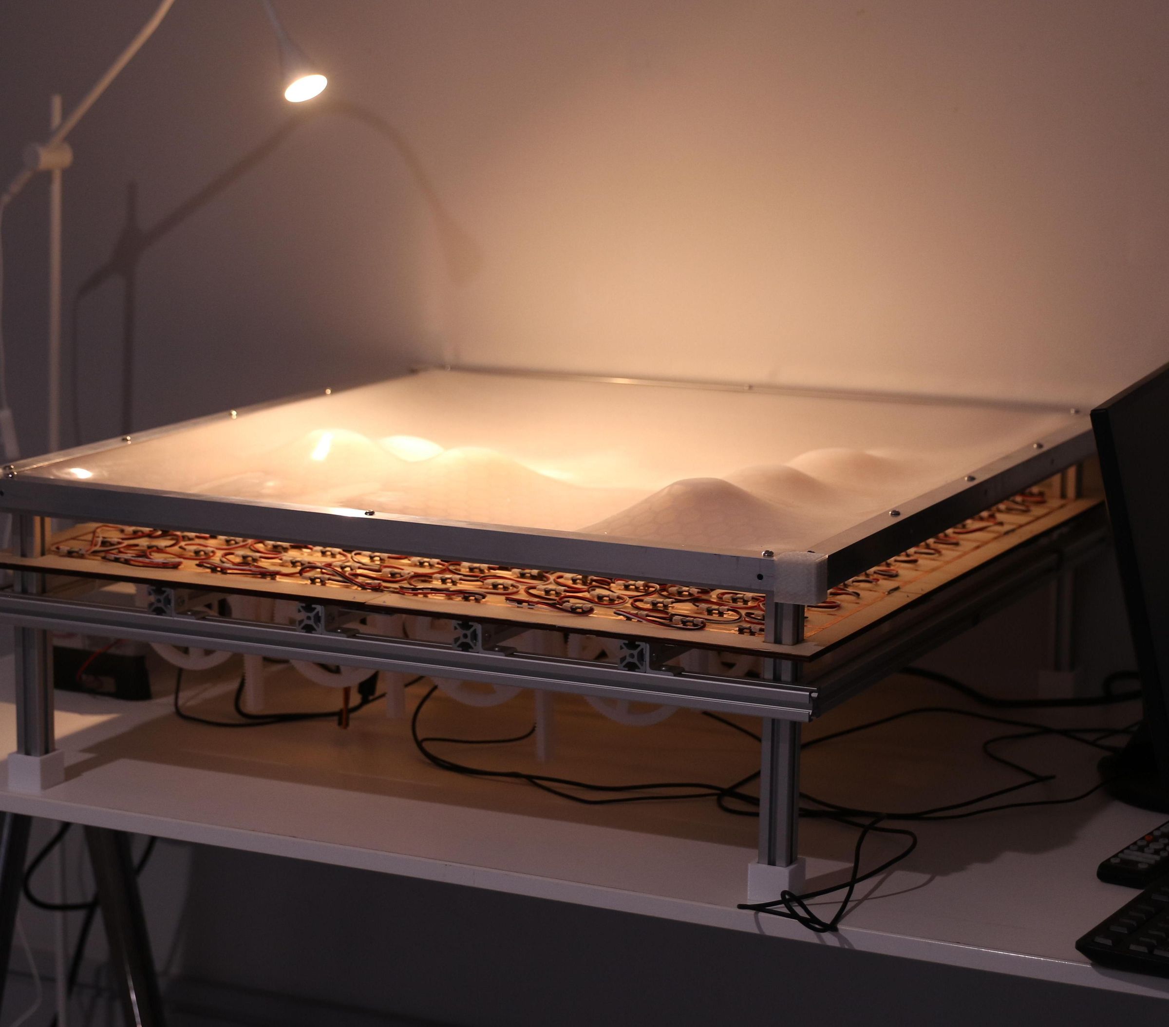 SILICONE DREAM: Soft Shape Display Device