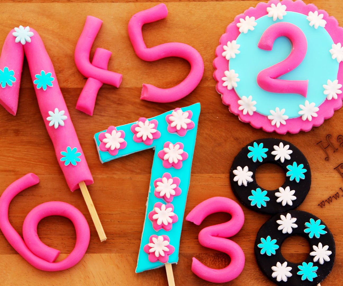 How to Make Fondant Numbers for Birthday Cake