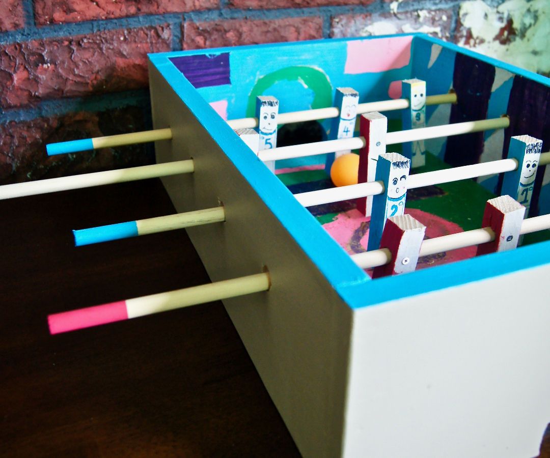Mini Wooden Foosball Box Project!