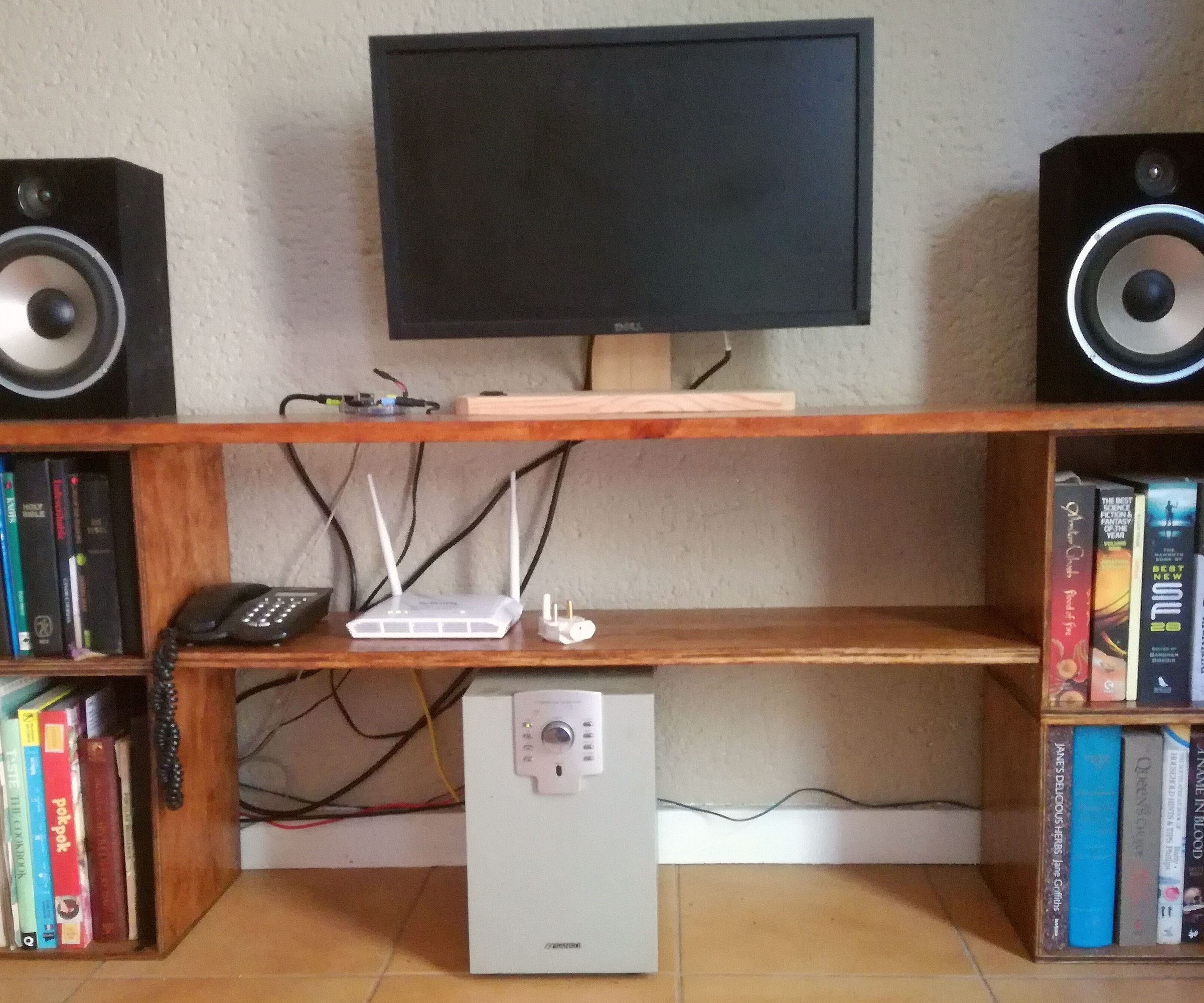 TV Table & Book Shelves