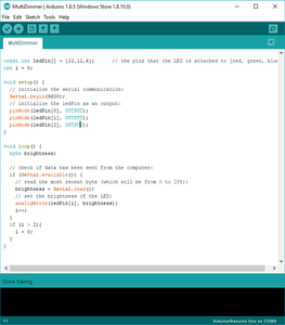 Program the Arduino