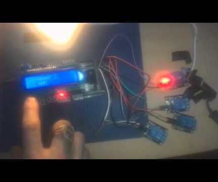 Arduino - LCD 1602A KEYPAD LCD SHIELD RELAY CONTROL.  