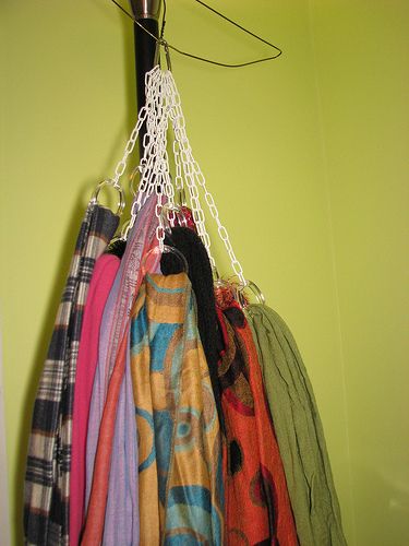 Hanging Scarf Cluster Storage