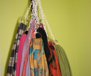 Hanging Scarf Cluster Storage