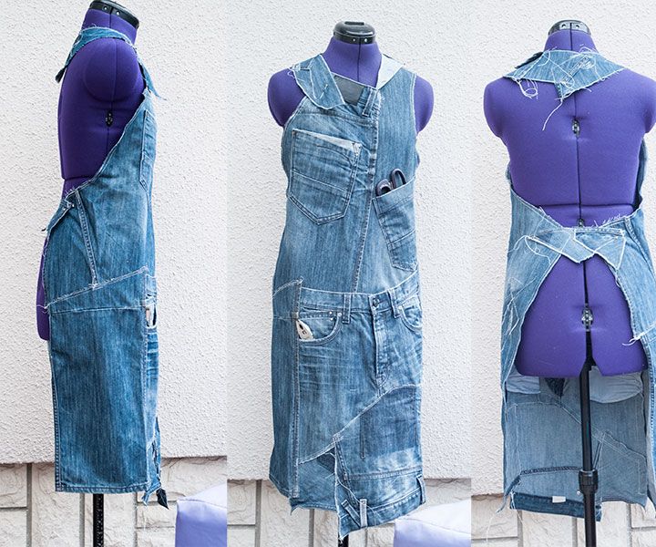 Jeans Apron Recycle