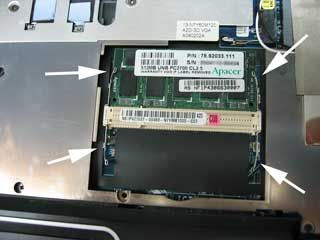 Installing Memory Into a Asus A2000D Notebook