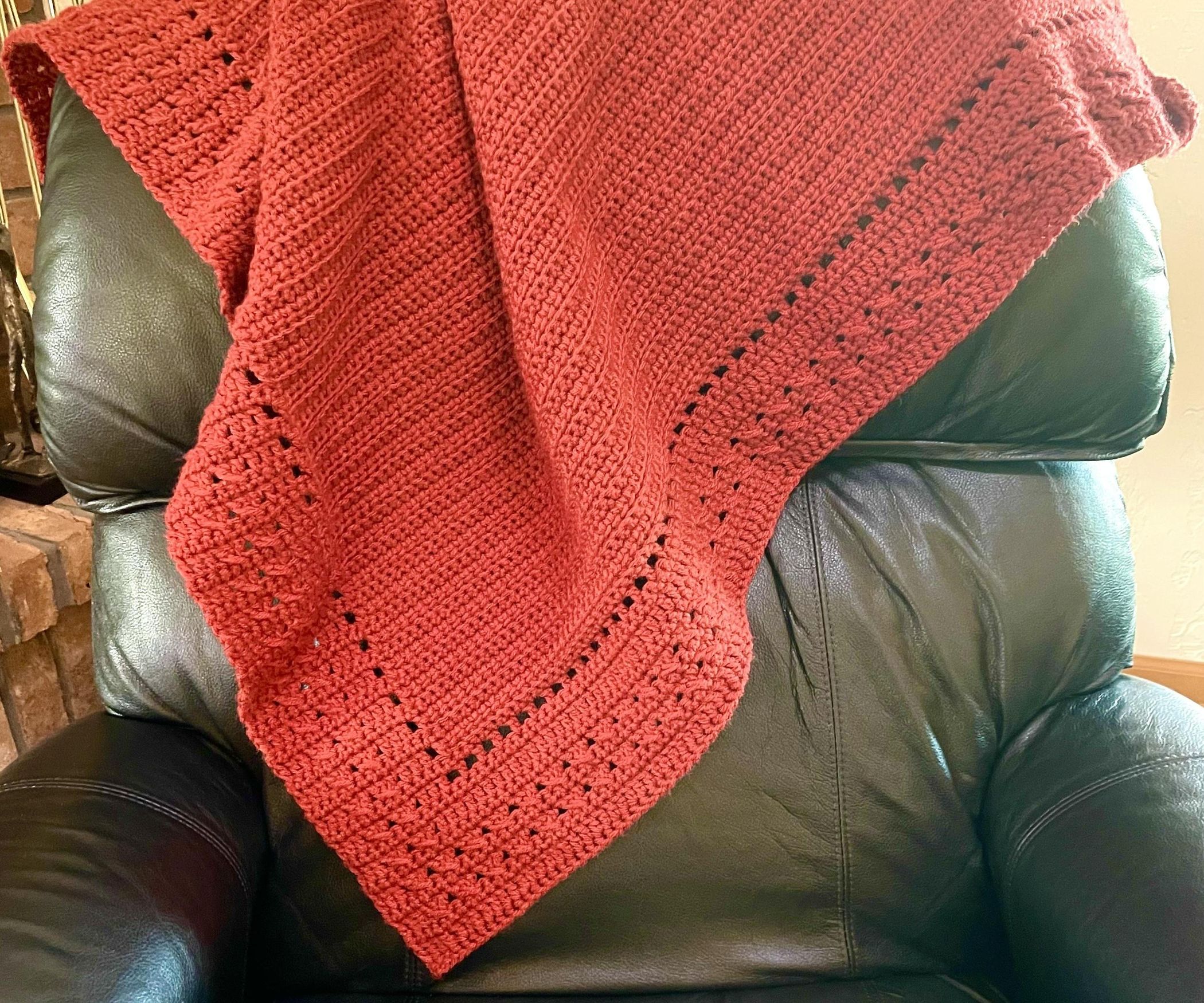Crochet Blanket With a Beautiful Built in Border Instructables