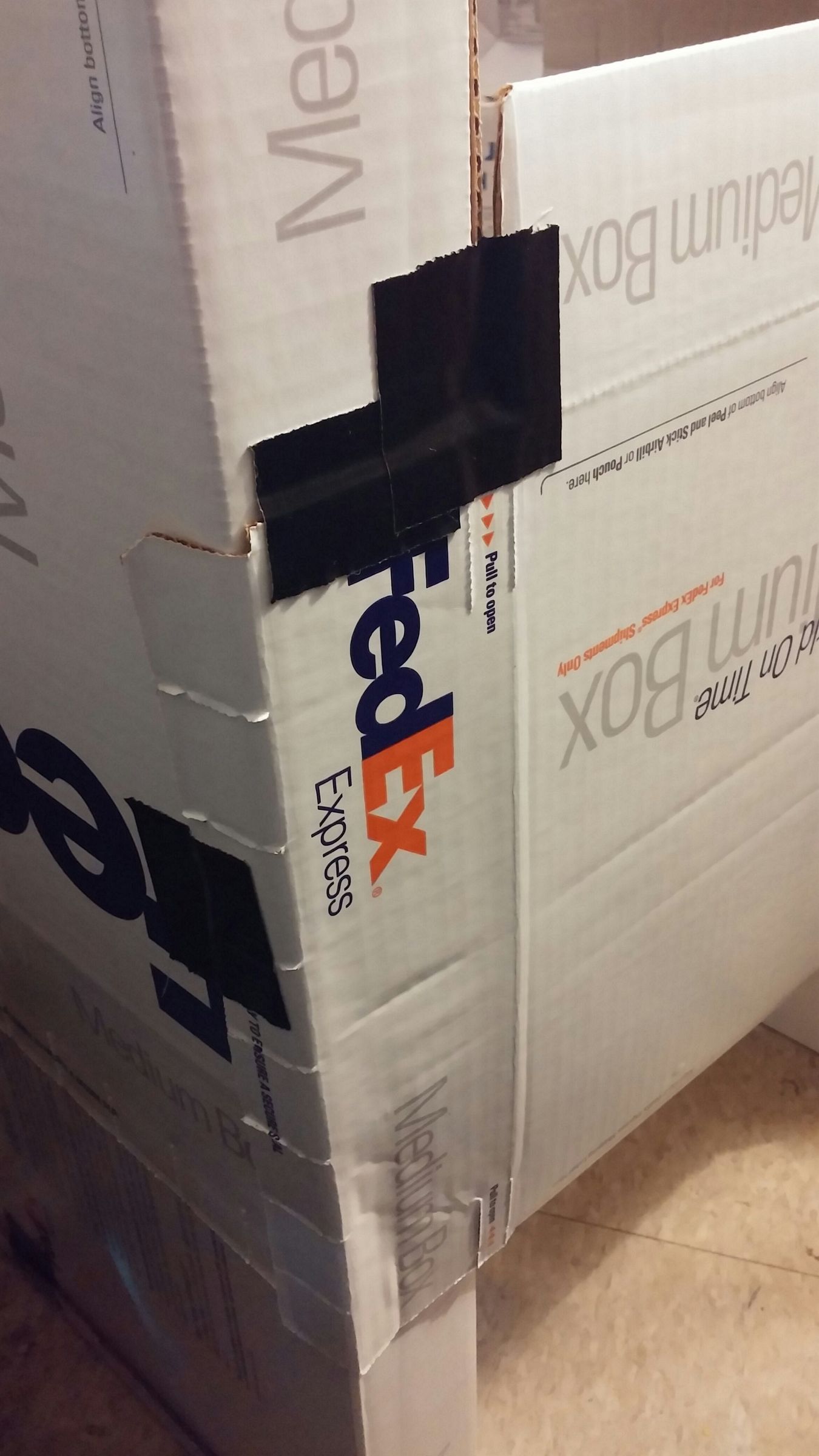 Fedex Furniture Cardboard Table Made From FedEx Boxes 7 Steps (with