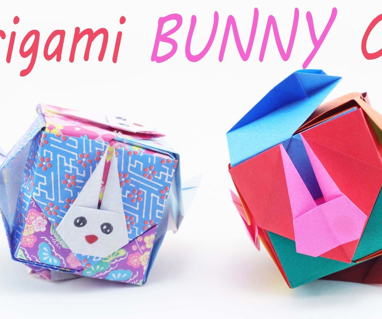 Origami Bunny Cube ✿ DIY Crafts Tutorial ✿ - SunderOrigami!