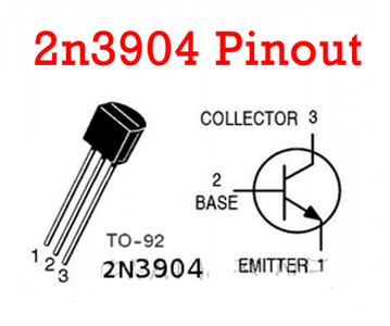 2N3904 Pinout Details As in the Pic: