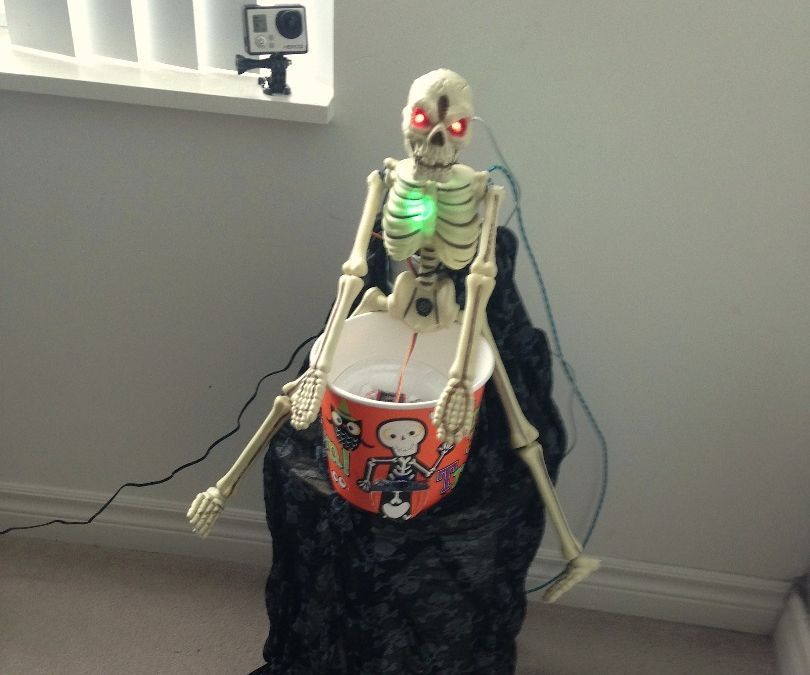 Automated Halloween Treat Dispenser - Powered by Intel Edison