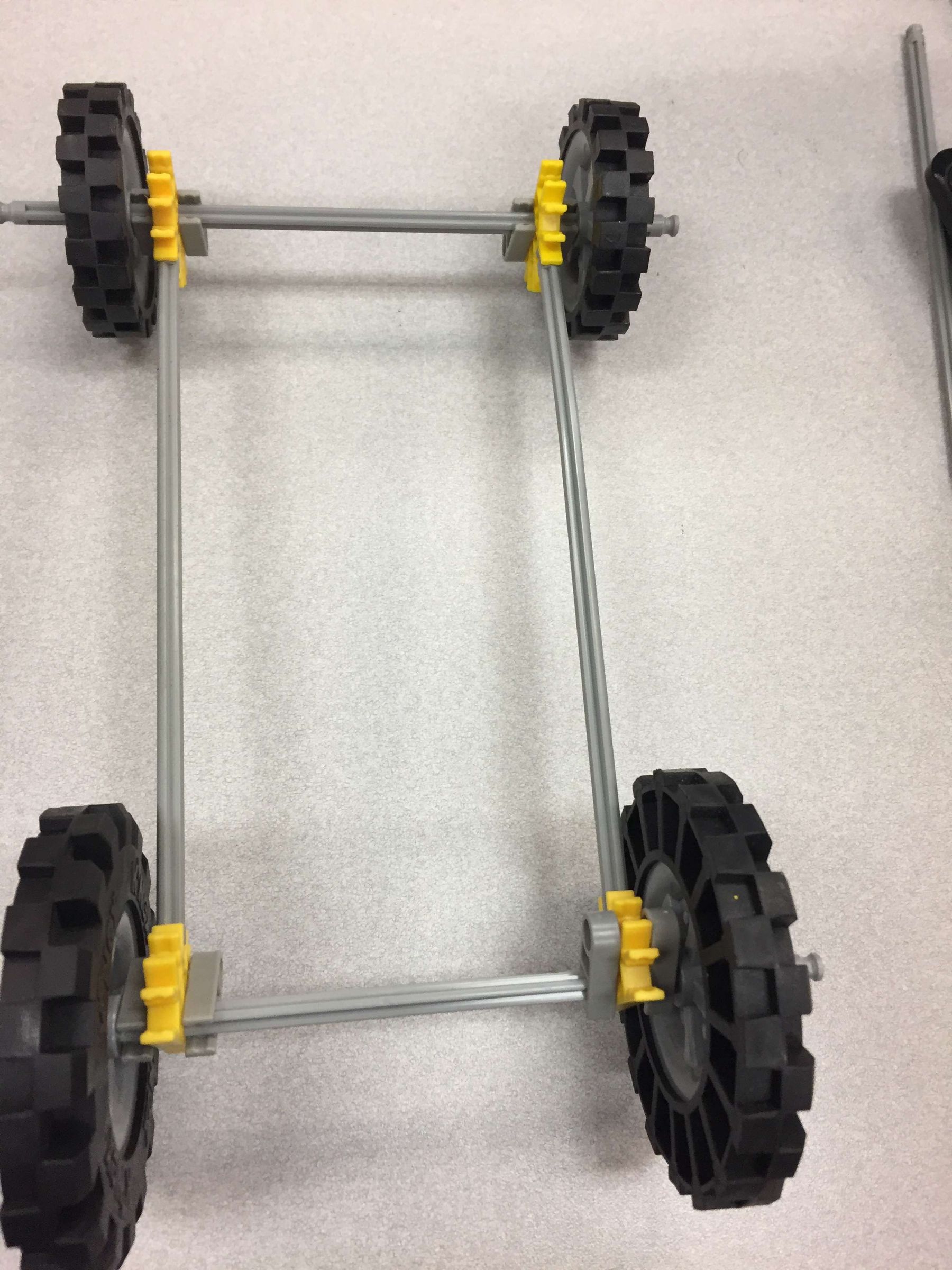 Knex Rubber Band Car 5 Steps Instructables