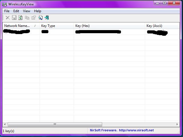 Get Wireless Network Keys