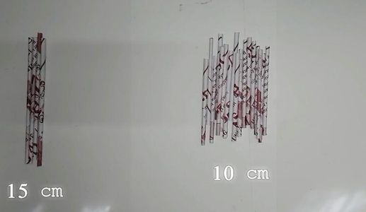Cut Paper Tubes of Length 10cm and 15 Cm