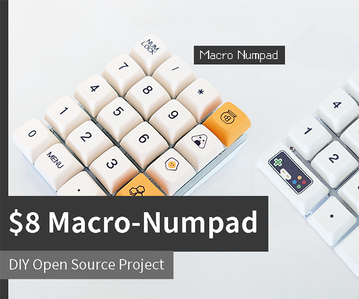 DIY $8 Mechanical Numpad (with Arduino Compatible Firmware!) : 8 Steps ...