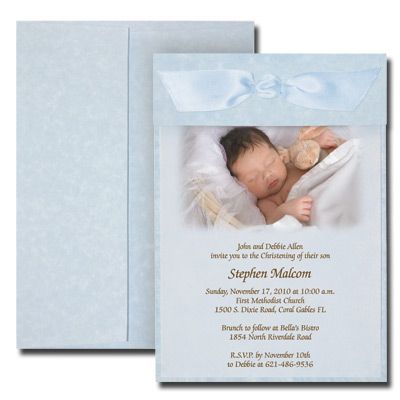 The Most Elegant Baptism Invitations for My Son