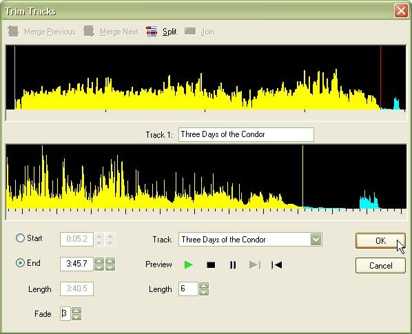 Trimming and Fading With LP Ripper (instead of Audacity, Etc.)