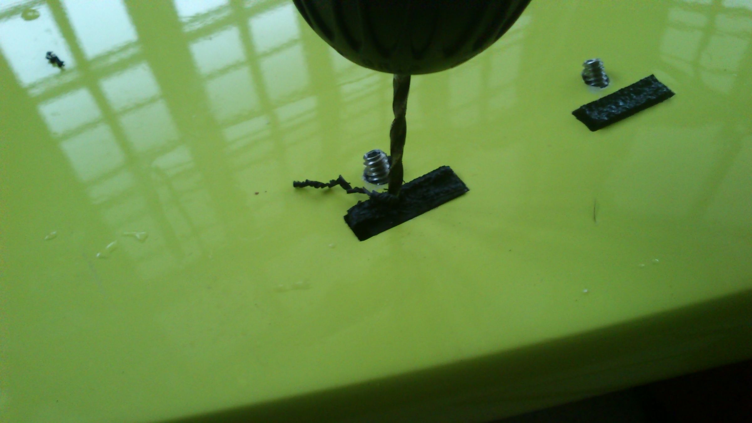 Extract Broken FCS G5 Fin Studs From Inside the Fin Box of a Surfboard