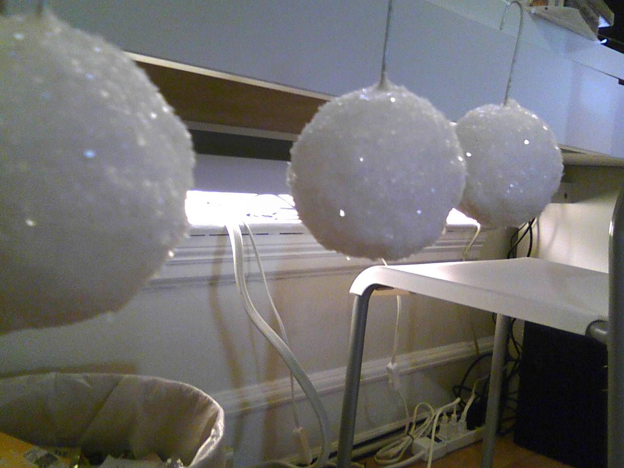 Shiny Snowball Ornaments