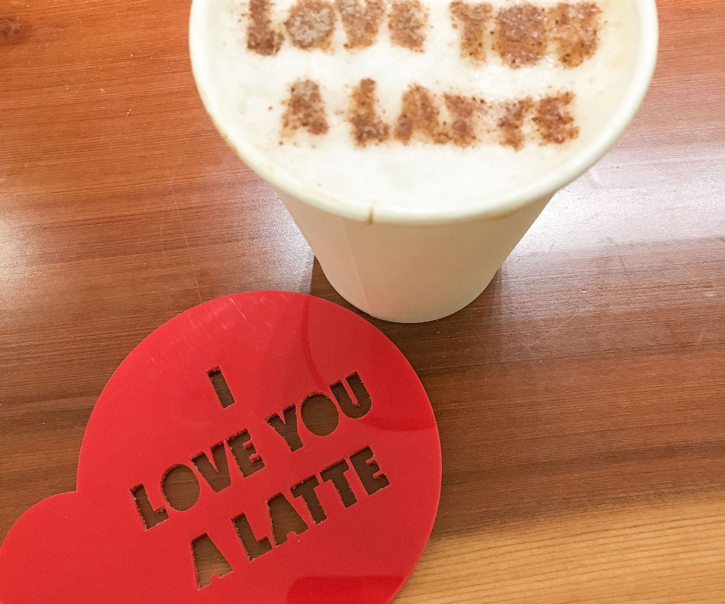 Laser Cut Coffee Stencil Using TinkerCAD