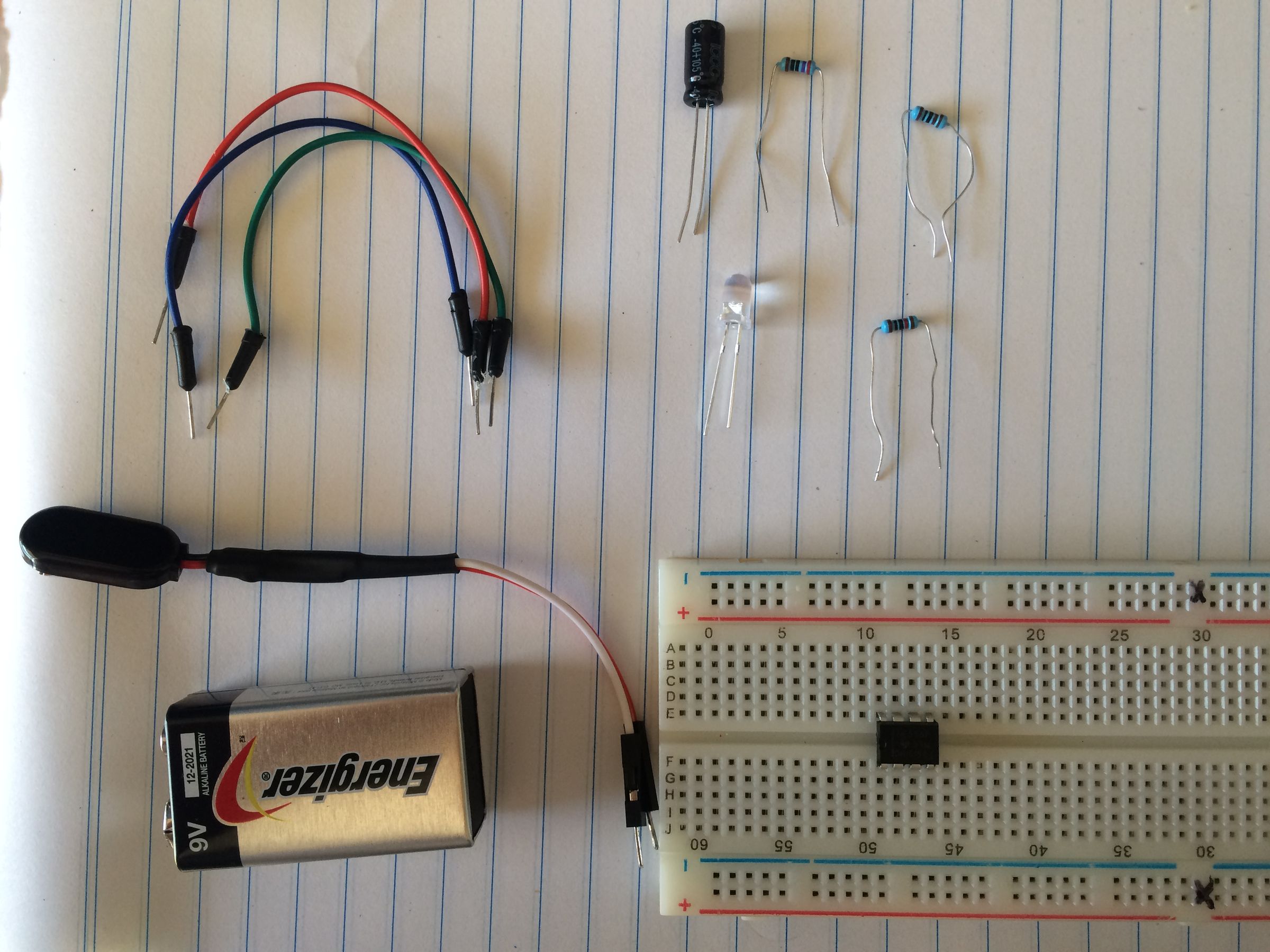 555 Timer Blink Circuit! 9 Steps (with Pictures) Instructables