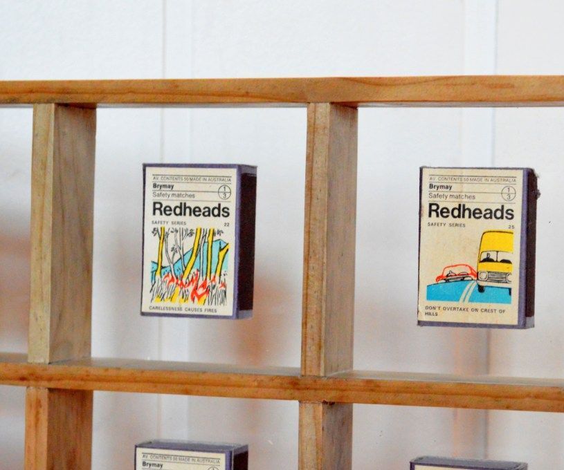 Display Vintage Matchboxes!
