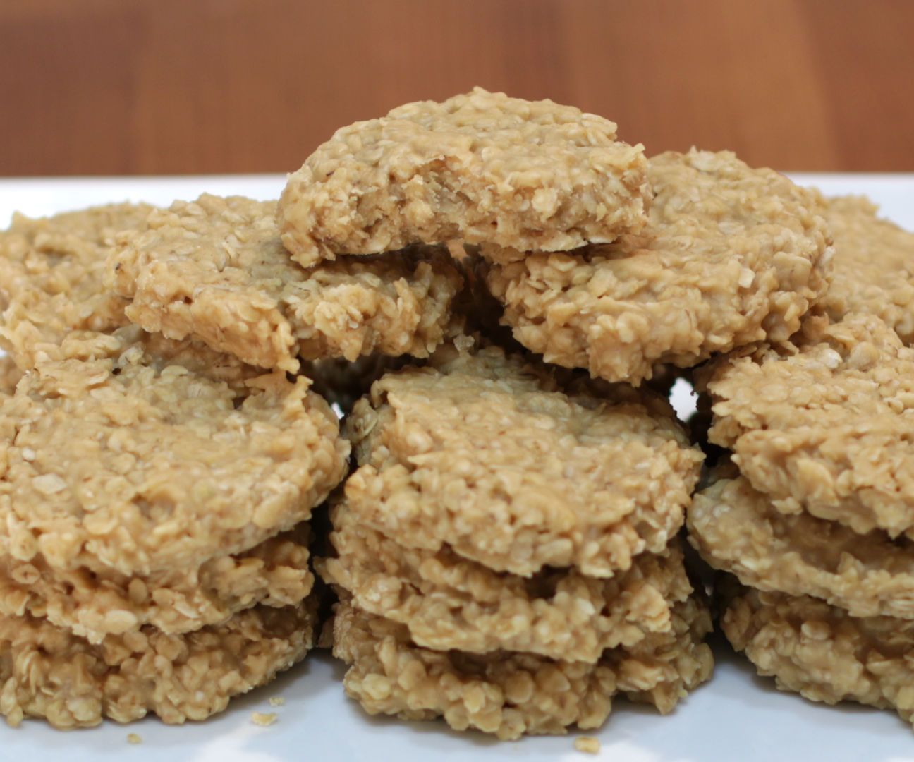No Bake Peanut Butter Cookies