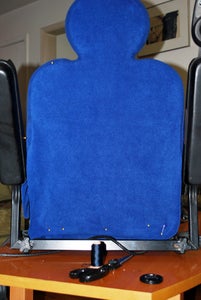 Final Pinning and Stitching the Seat Back
