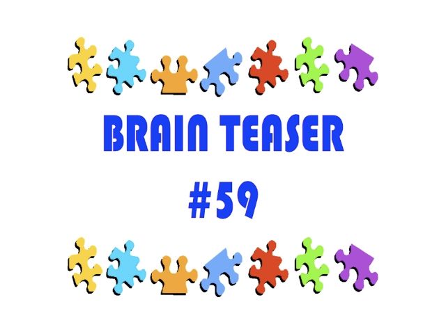 Video Brain Teaser #59