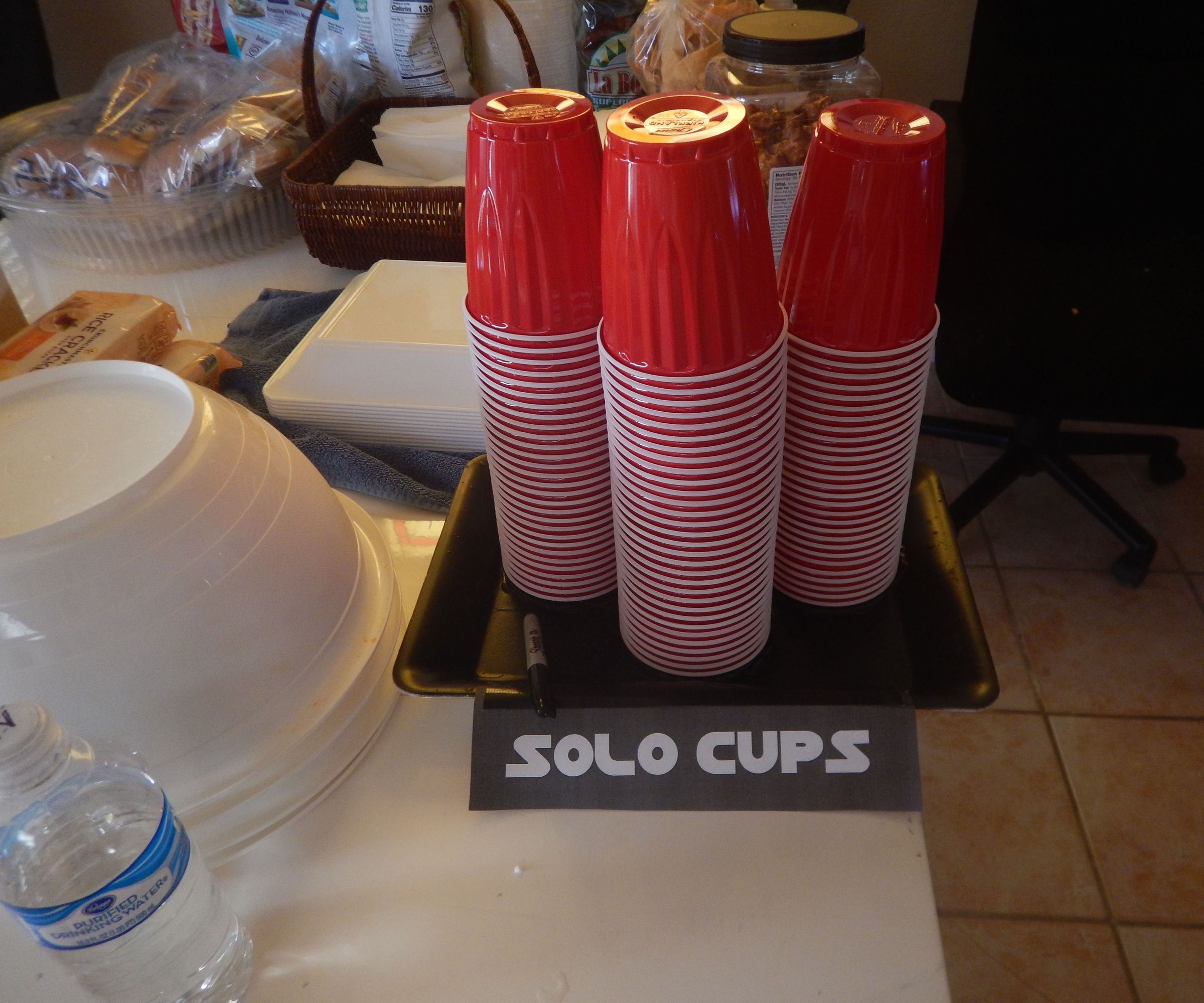 Star Wars Party Cup Holder.