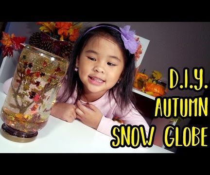 DIY Autumn / Fall Snow Globe