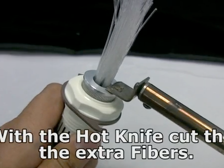 Installing Fiber Optic Cables Into an Illuminator