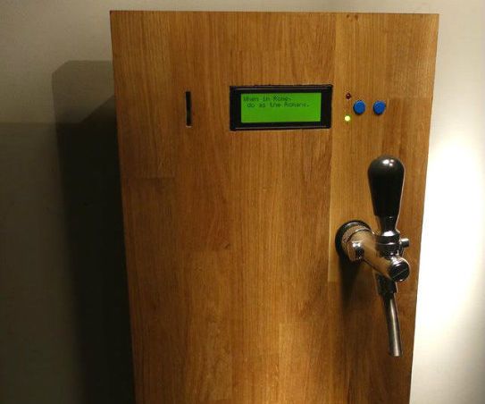 Arduino controlled Beermachine/ dispenser. 