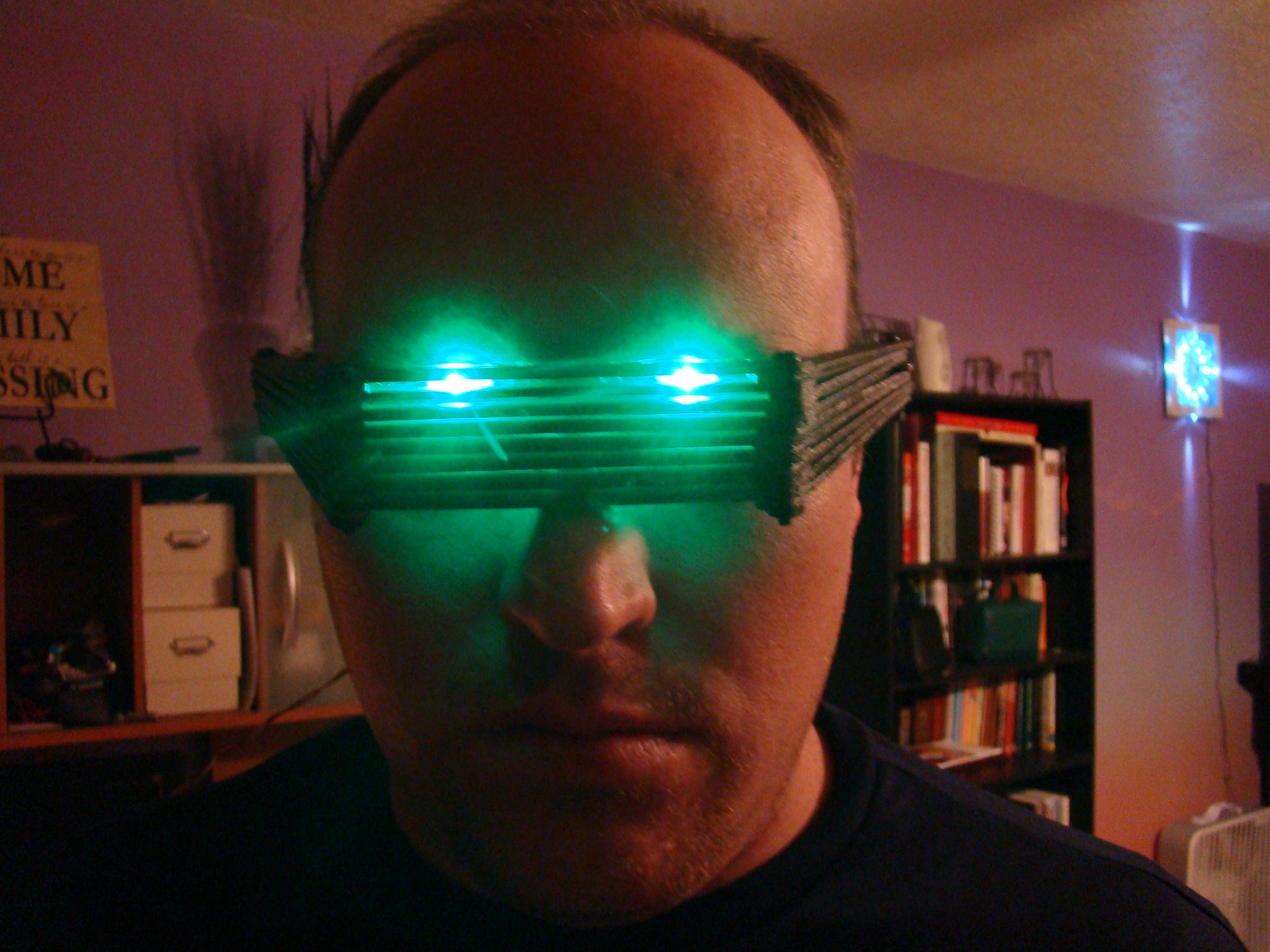LED Popsicle Stick Glasses